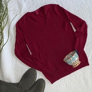 ❤️ 💯% Cashmere V Neck S